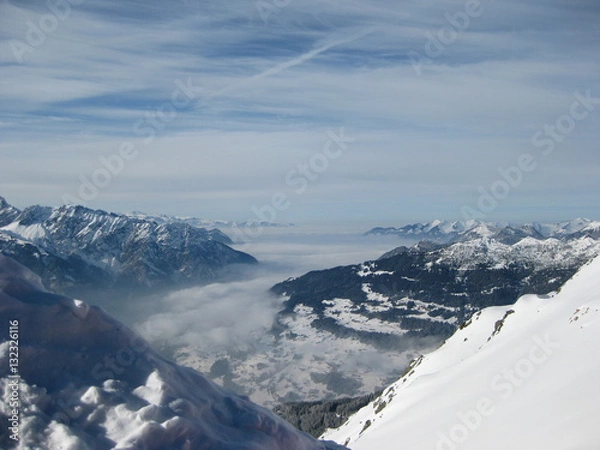 Fototapeta Winter in Vorarlberg