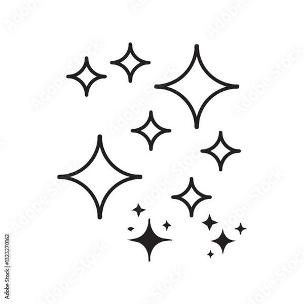 Obraz Electric Spark Icon for Technology and Energy Themes