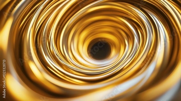 Fototapeta Mesmerizing Golden Spiral with Elegant Curves