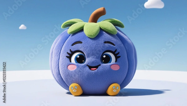 Fototapeta easter eggs in the sky