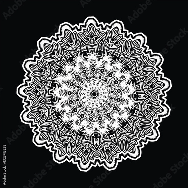 Obraz abstract mandala on background