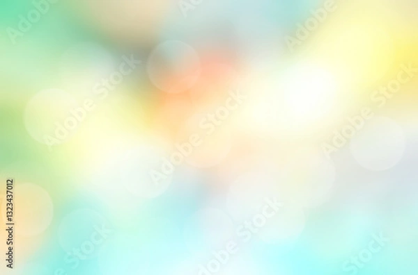 Fototapeta Spring blurred  background. Easter backdrop. Rainbow blur Easter background wallpaper stock illustrations.