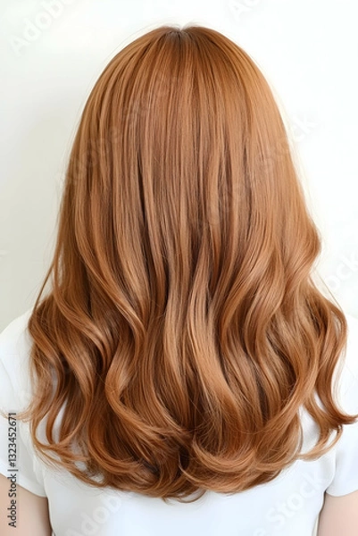 Obraz Beautiful auburn waves