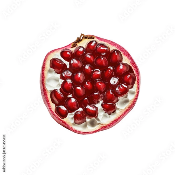 Fototapeta pomegranate seeds on a plate