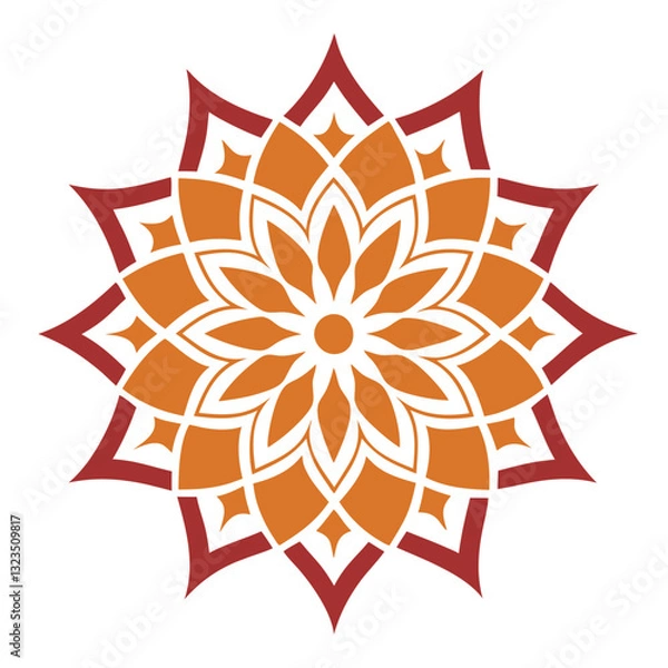 Fototapeta Mandala vector illustration