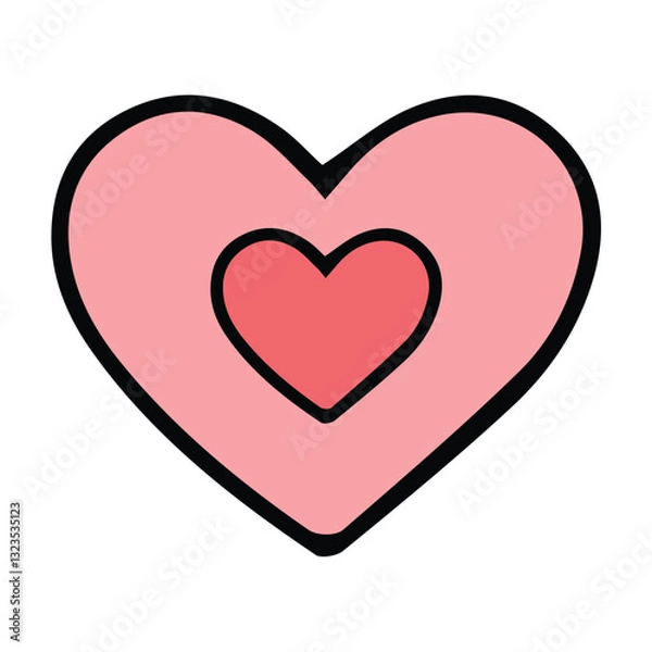 Obraz heart icon vector design