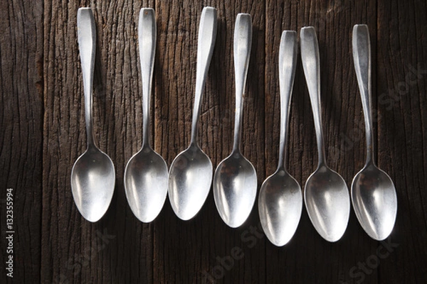 Fototapeta spoons