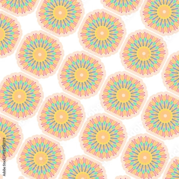 Fototapeta seamless background for fabric design