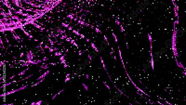 Obraz Pixel Dot Raster Halftone Design Background