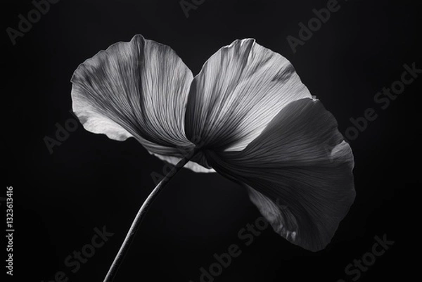Obraz A blooming flower with a blurred background highlights the details of the flower