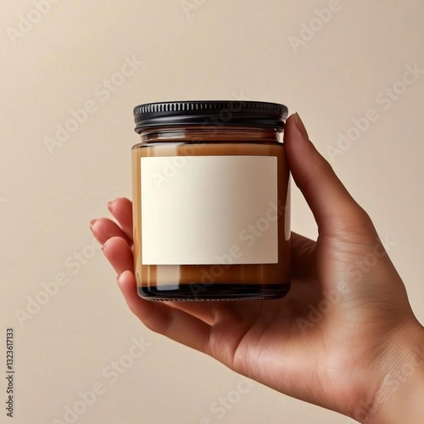 Fototapeta Candle Jar Mockups Candle Mockup Bundle PSD Soy Candle Mockup Custom Candle Mockups POD Candle Template JPEG Mockup for Candles