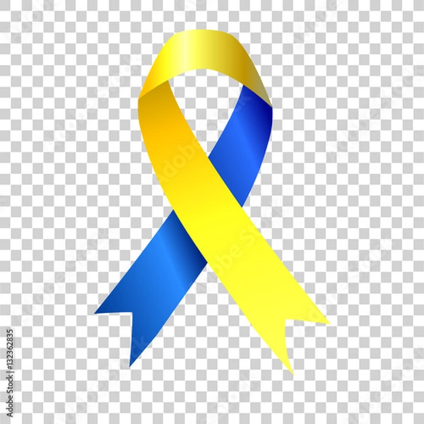 Fototapeta Vector illustration of World Down Syndrome Day.Vector illustration