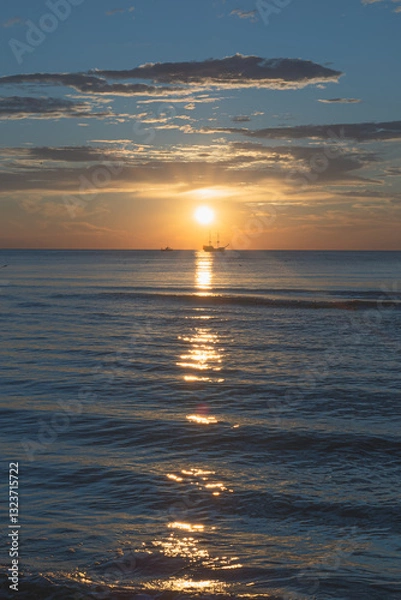 Obraz sunset over the sea