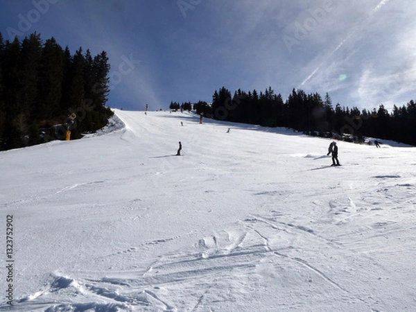 Obraz Skifahren in Saalbach Hinterglemm