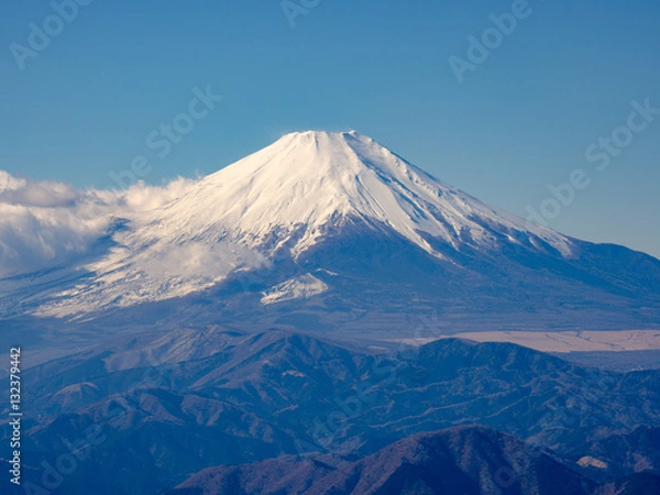 Fototapeta 丹沢からの富士山の眺め