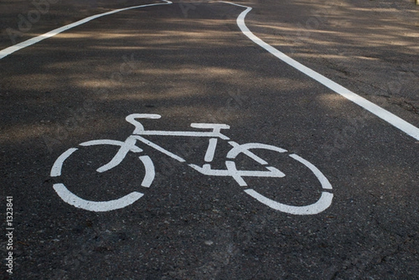 Fototapeta cycle path