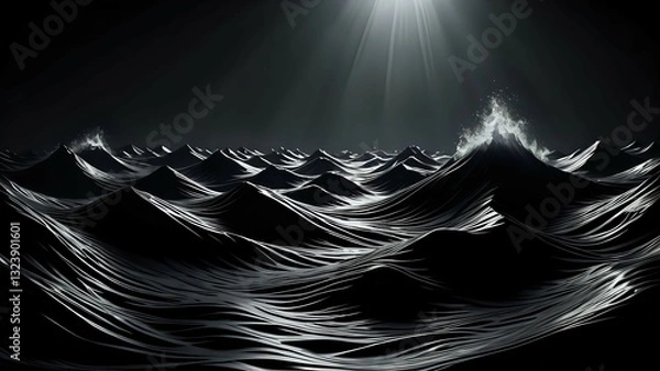 Obraz abstract black background