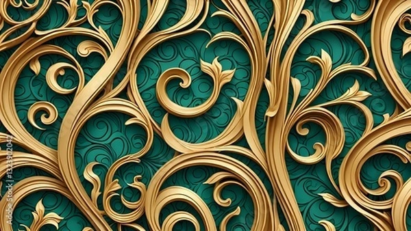 Obraz seamless floral pattern