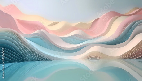 Obraz abstract background with waves