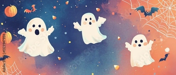 Obraz Halloween concept backdrop