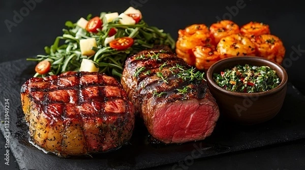 Obraz Grilled Meat Close Up