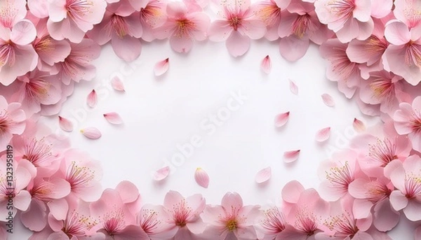 Obraz 桜で囲まれている背景