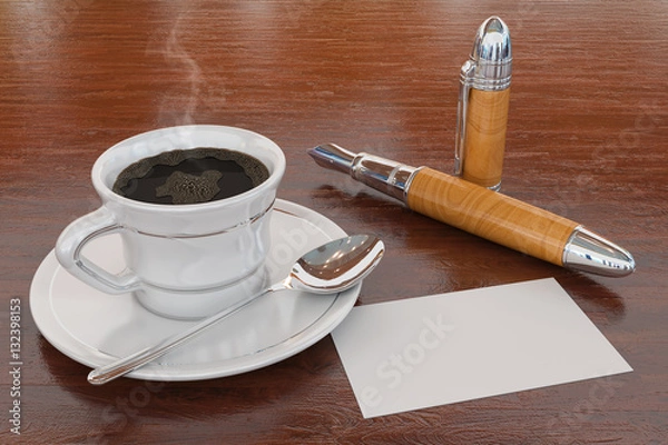 Obraz Café e negócios