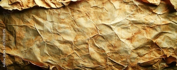 Fototapeta Captivating Abstract Motif on Aged Stripy Parchment with Detailed Closeup & Unique Texture Explorations, Discover More in My Portfolio!