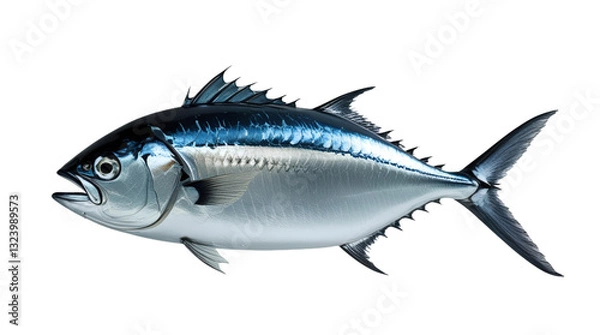Obraz Tuna fish on a transparent  background