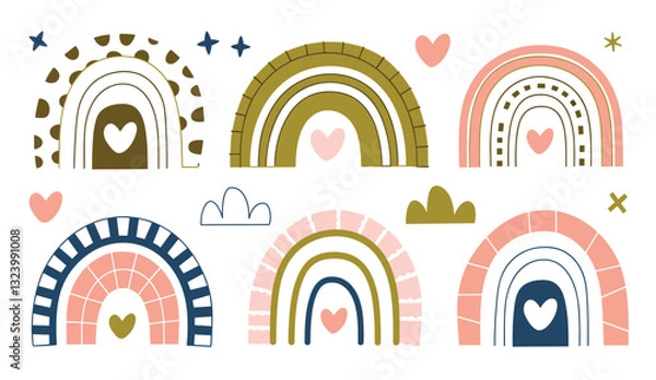 Fototapeta Rainbow Illustrator Adobe Illustrator Artwork