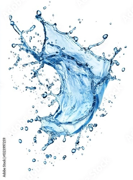 Obraz Refreshing water splash