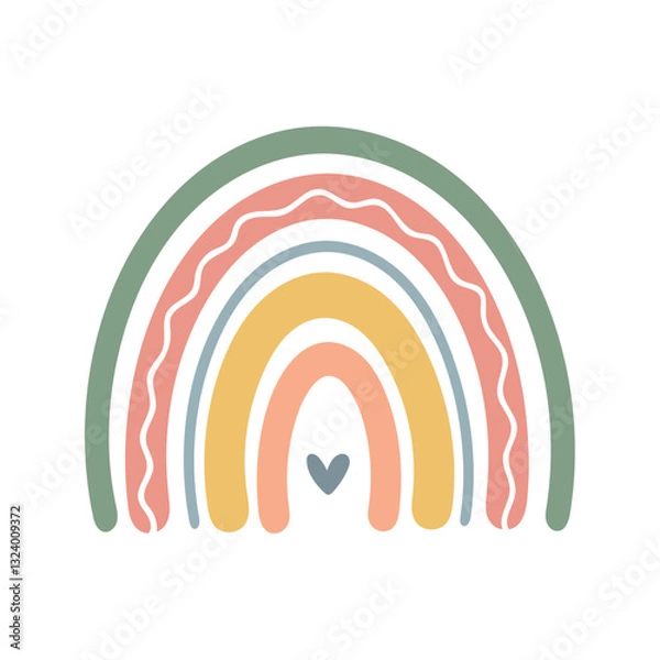 Fototapeta Adobe Illustrator Rainbow Art Work 