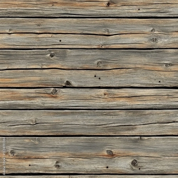 Obraz Weathered gray horizontal wood planks background texture.