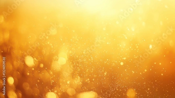 Fototapeta Golden Hour: Abstract Sparkle Background