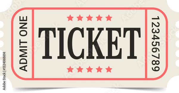 Obraz Ticket