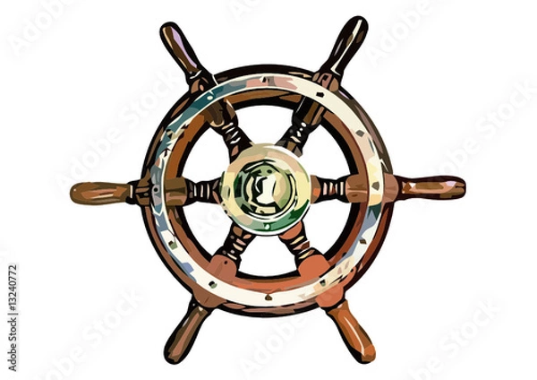 Obraz Steuerrad - Ruder