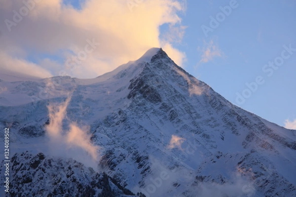 Obraz French alps in Sunset