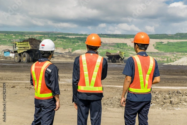 Obraz Engineer People in Coal Mining