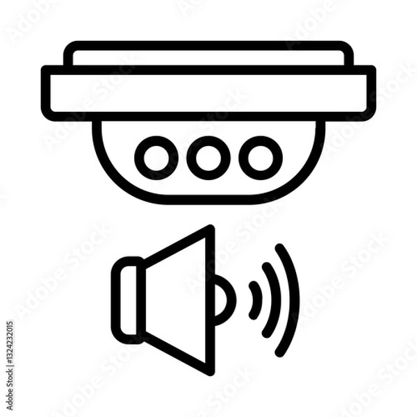 Obraz sound sensor icon