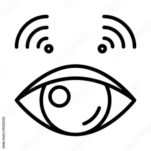 Obraz eye sensor icon