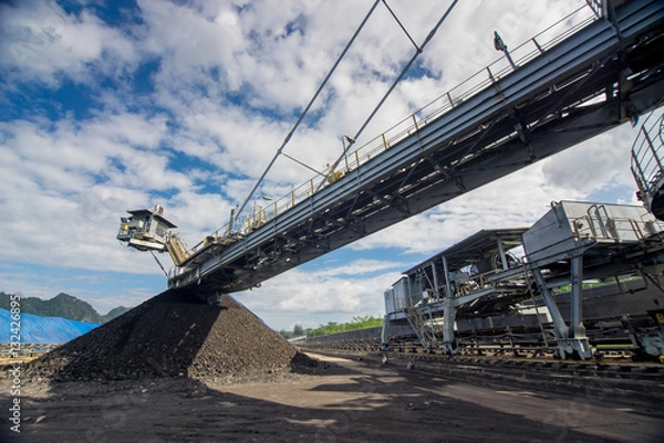 Obraz Machinery Process in Coal Mining