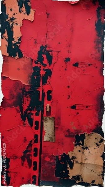 Obraz grunge red background