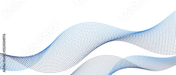 Fototapeta Dot Halftone abstract background design.
