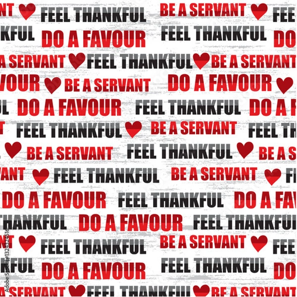 Obraz Do a favour writing text wallpaper pattern