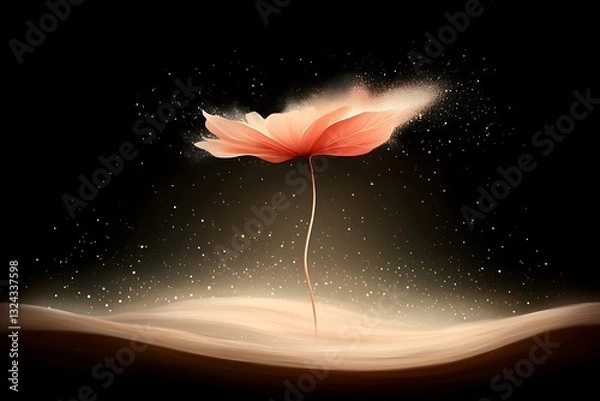 Obraz Desert Bloom: Dust & Light.