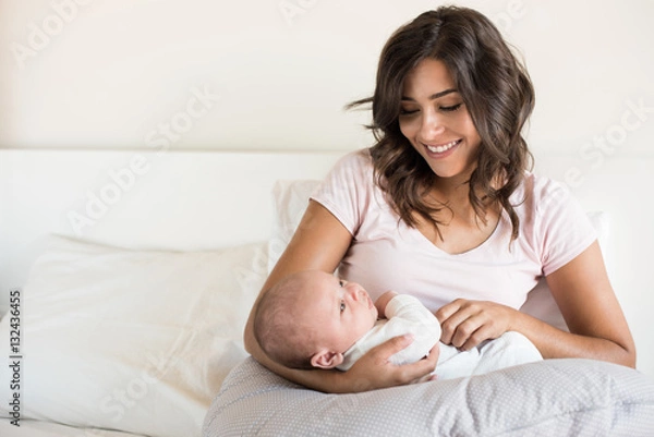 Fototapeta Mother with baby