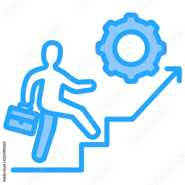 Fototapeta Career Development Icon