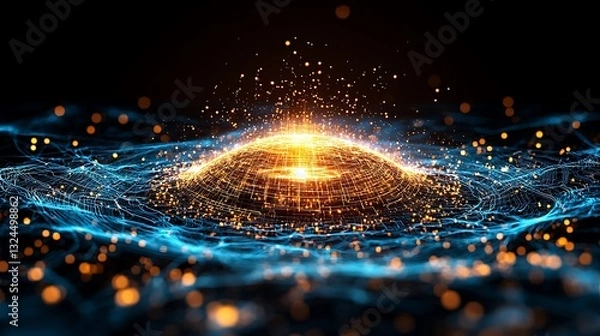 Obraz Abstract Energy Technology Background