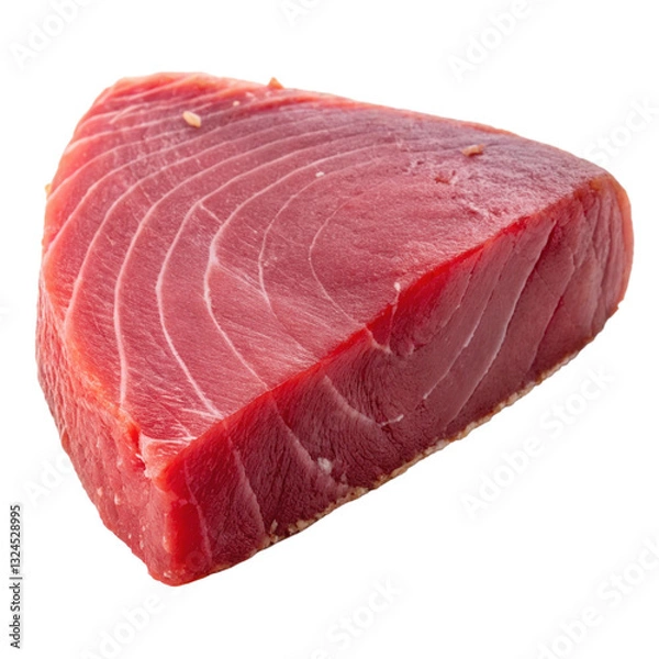 Fototapeta fresh tuna steak isolated