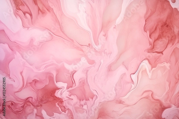 Obraz Abstract peach Pink Watercolor Background, light pink, peach and white, water texture, fluid art, high resolution, highly detailed, spilled blue paint on white, abstract art